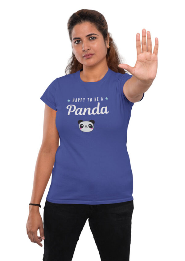 Happy to be a Panda Women's T-Shirt - Image 4