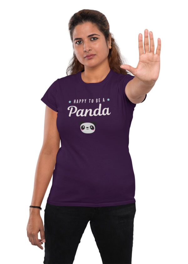 Happy to be a Panda Women's T-Shirt - Image 5