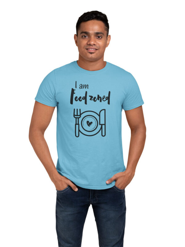 I'm Food zoned | Foodie T-Shirt for Men - DK - Image 4