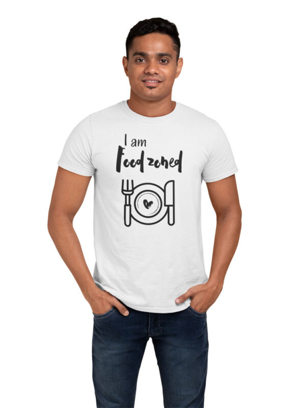 I'm Food zoned | Foodie T-Shirt for Men - DK - Image 5