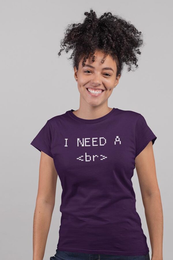 I Need A Break Programmer Women's T-Shirt - LT - Image 4