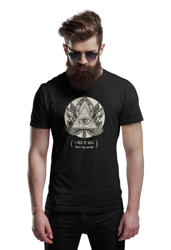 Illuminati I See it All Swag Men's T-Shirt - Image 7