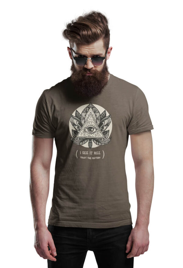 Illuminati I See it All Swag Men's T-Shirt - Image 4