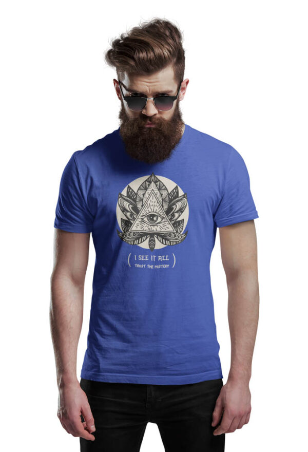 Illuminati I See it All Swag Men's T-Shirt - Image 6