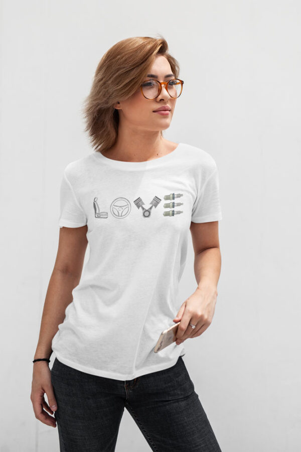 LOVE Car Parts Women's T-Shirt - Image 3