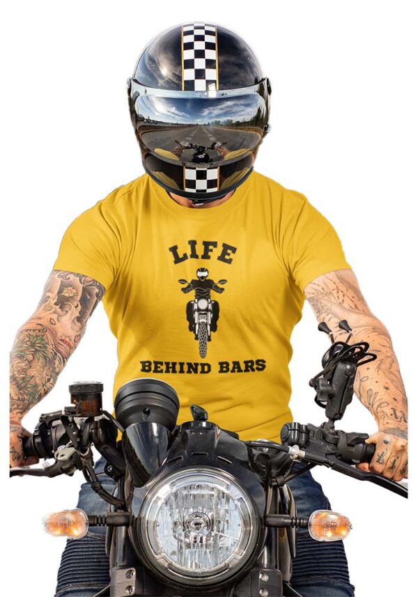 Life Behind Bars Bike T-Shirt for Men - DK - Image 4