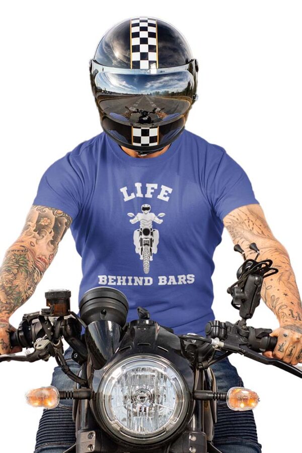 Life Behind Bars Bike T-Shirt for Men - LT - Image 4