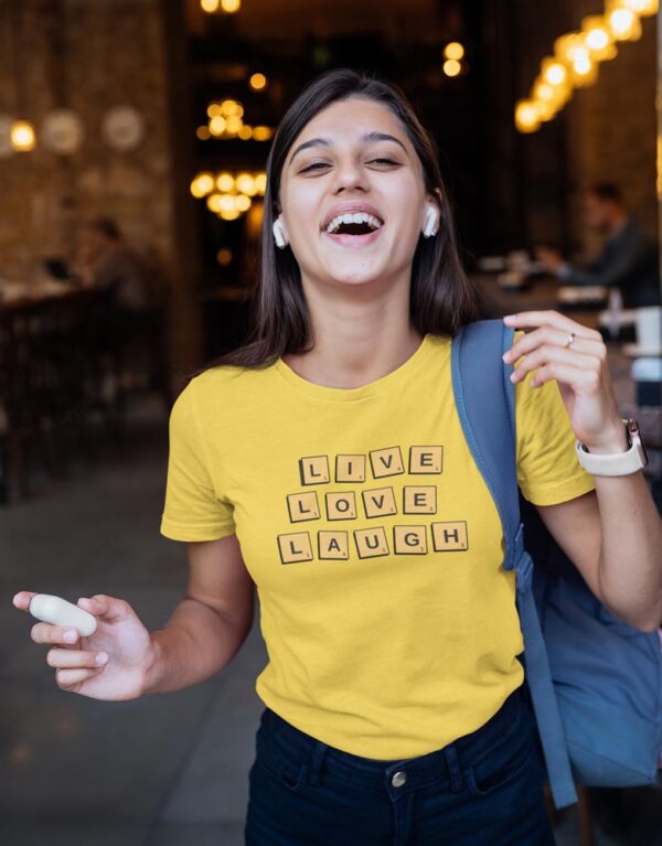 Live Love Laugh - T-Shirt for Women - Image 10