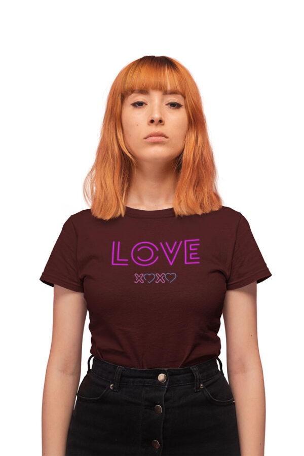 Love XOXO T-Shirt for Women - Image 4