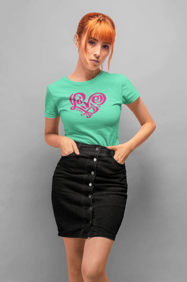 Love Heart Women's T-Shirt - Image 2