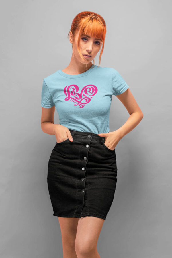 Love Heart Women's T-Shirt - Image 3