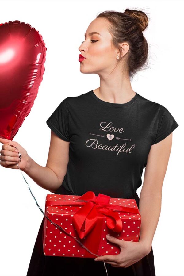 Love is Beautiful T-Shirt for Women - Image 6