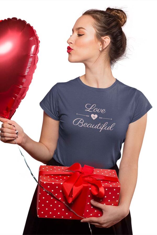 Love is Beautiful T-Shirt for Women - Image 2