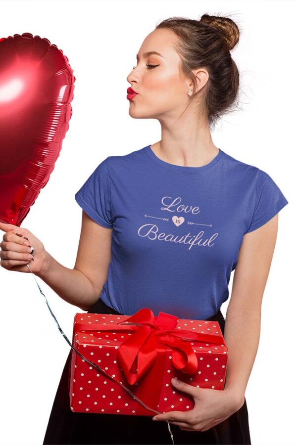 Love is Beautiful T-Shirt for Women - Image 5