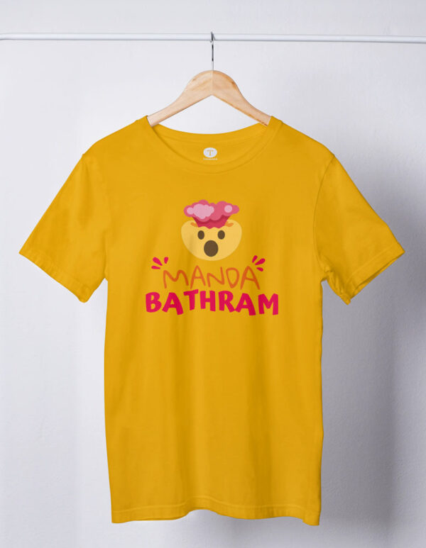 Manda Bathram Tamil Movie Themed Men's T-Shirt - Image 6