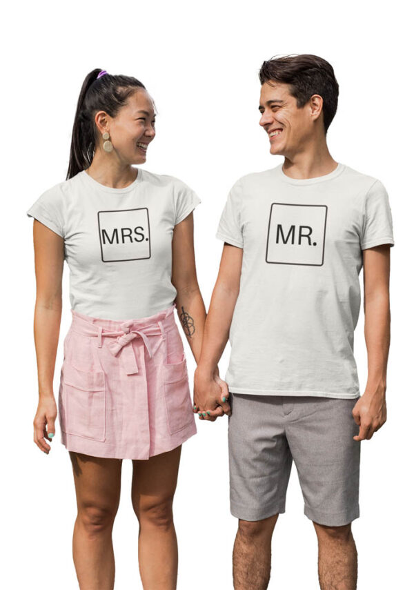 MR & MRS Valentine Couples T-Shirt - DK