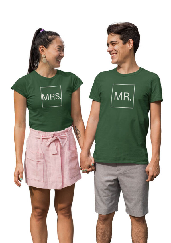 MR & MRS Valentine Couples T-Shirt - LT - Image 5