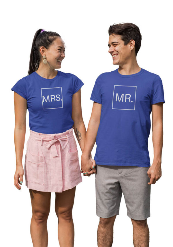 MR & MRS Valentine Couples T-Shirt - LT - Image 3