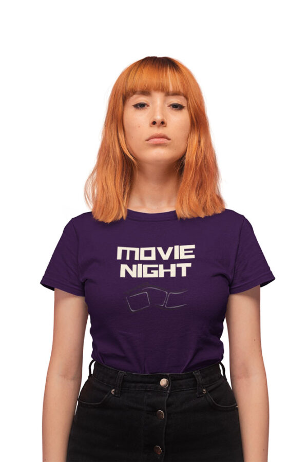 Movie Night T-Shirt for Women