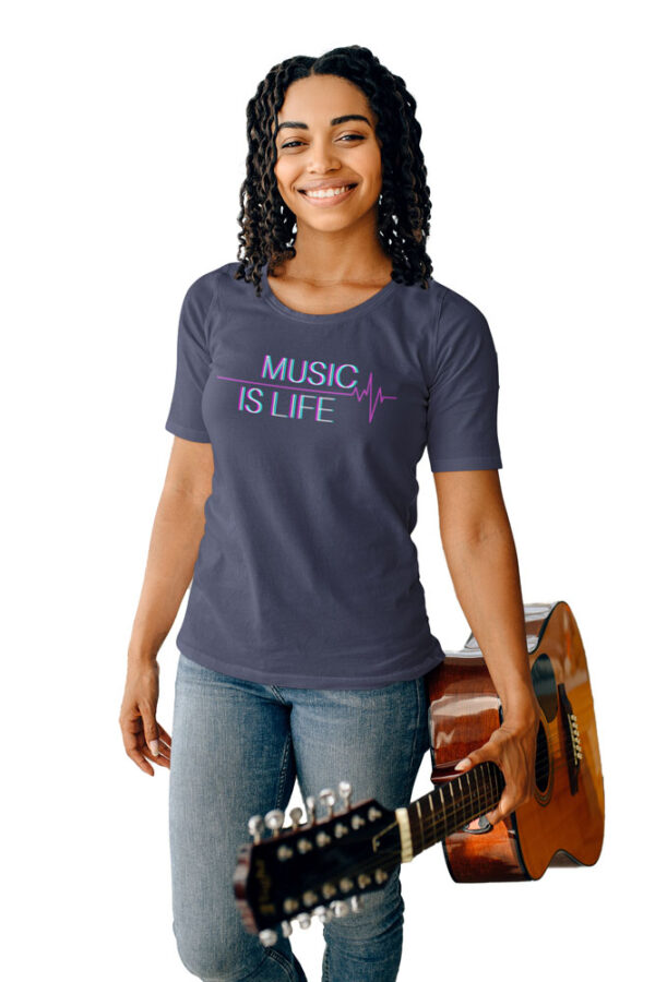 Music is Life Women's T-Shirt - Image 2