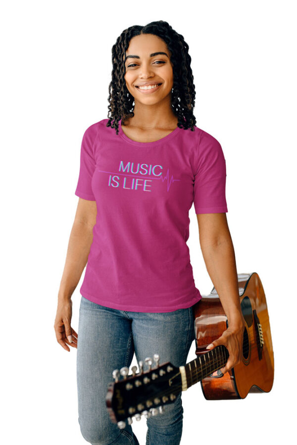 Music is Life Women's T-Shirt - Image 3