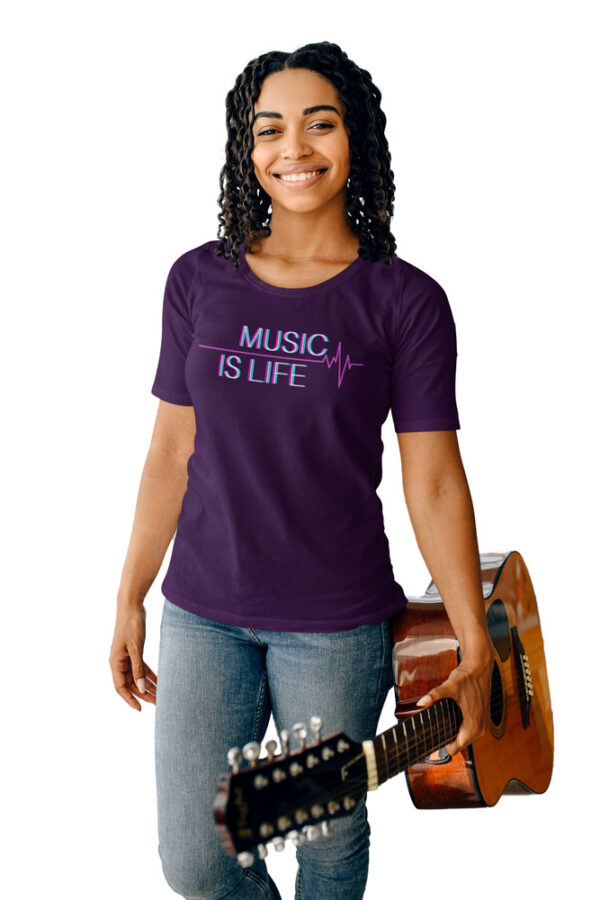 Music is Life Women's T-Shirt - Image 4