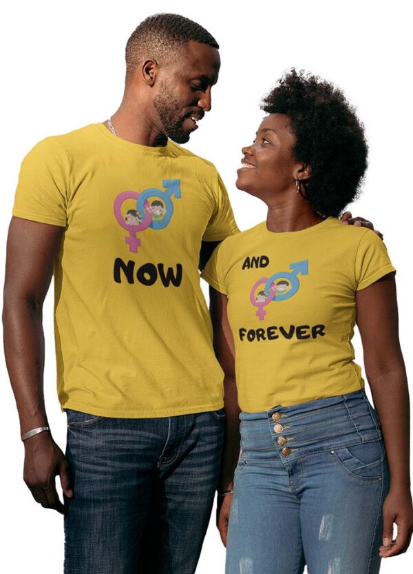 Now and Forever Valentine Couples T-Shirt - DK