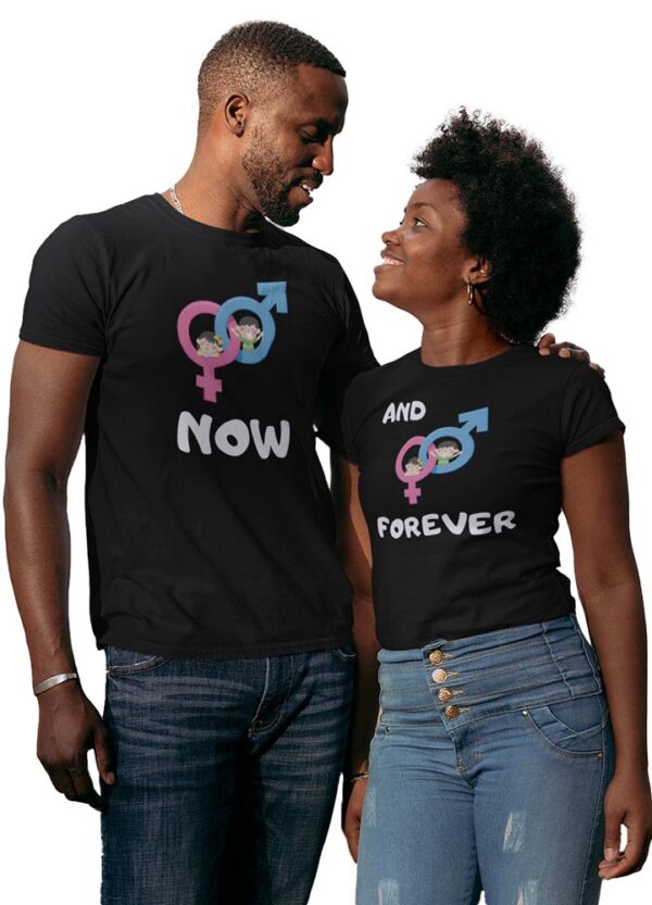 Now and Forever Valentine Couples T-Shirt - LT