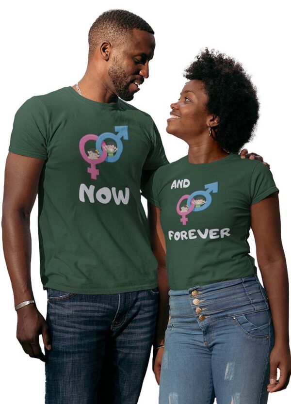 Now and Forever Valentine Couples T-Shirt - LT - Image 2