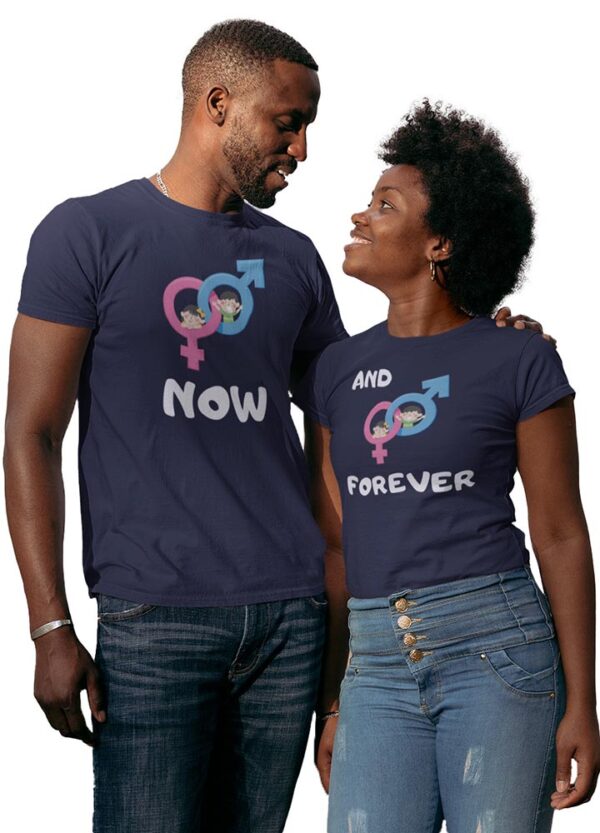 Now and Forever Valentine Couples T-Shirt - LT - Image 4