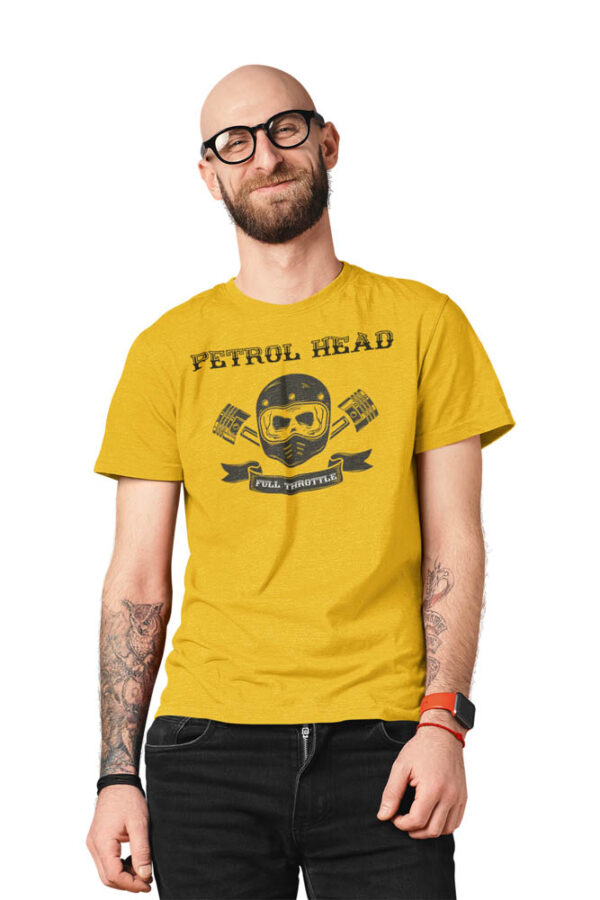 Petrol Head Bike T-Shirt for Men - DK - Image 2