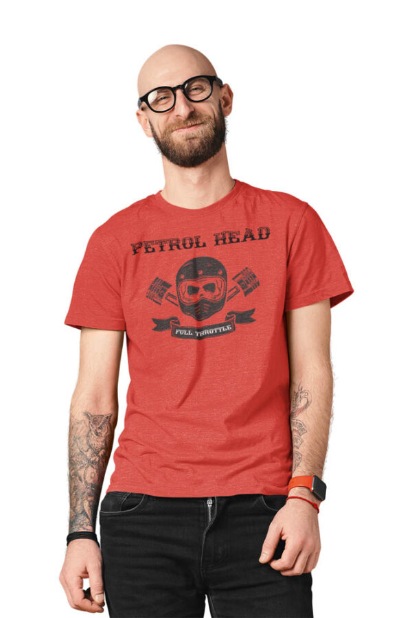 Petrol Head Bike T-Shirt for Men - DK - Image 3