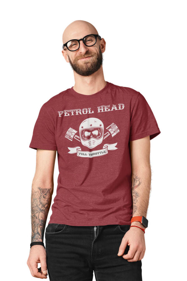 Petrol Head Bike T-Shirt for Men - LT - Image 2