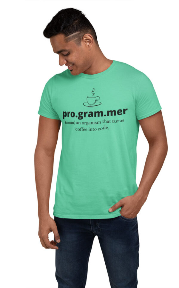 Programmer Wiki T-Shirt for Men DK - Image 2