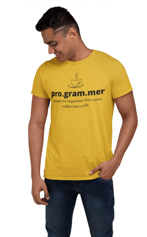 Programmer Wiki T-Shirt for Men DK - Image 3