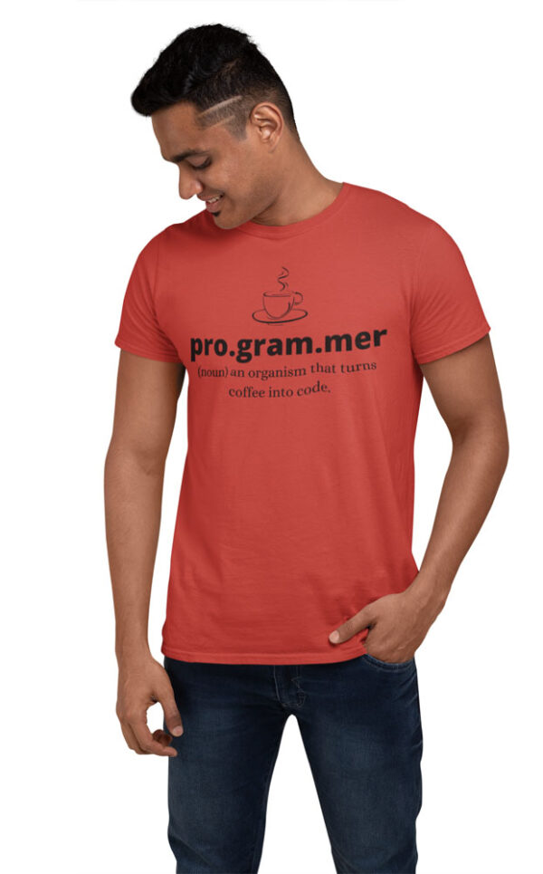 Programmer Wiki T-Shirt for Men DK - Image 4