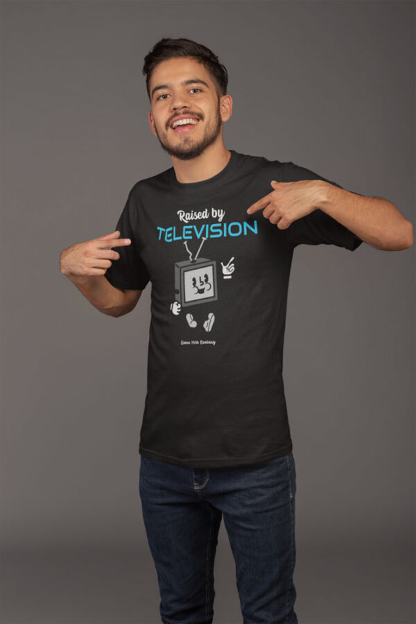 Raised By Television Since 19th Century Men's T-Shirt