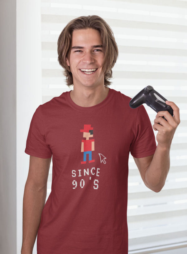 Since 90's Gaming T-Shirt for Men - LT - Image 3