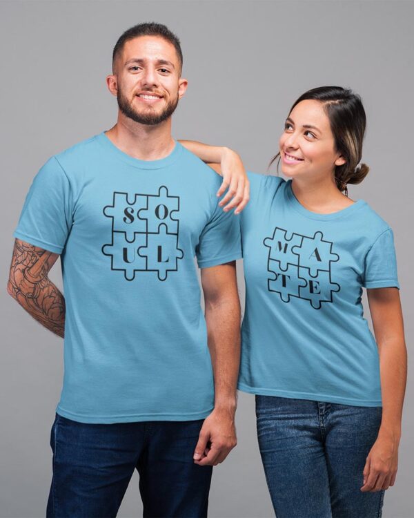 Soul Mate Valentine Couples T-Shirt - DK