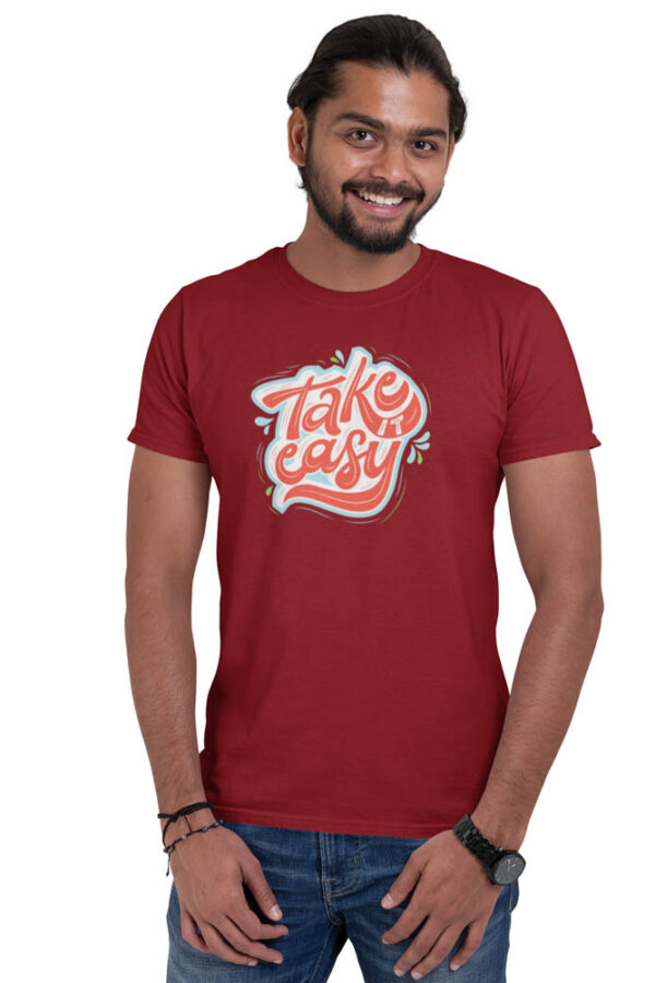 Take It Easy Positivity T-Shirt for Men