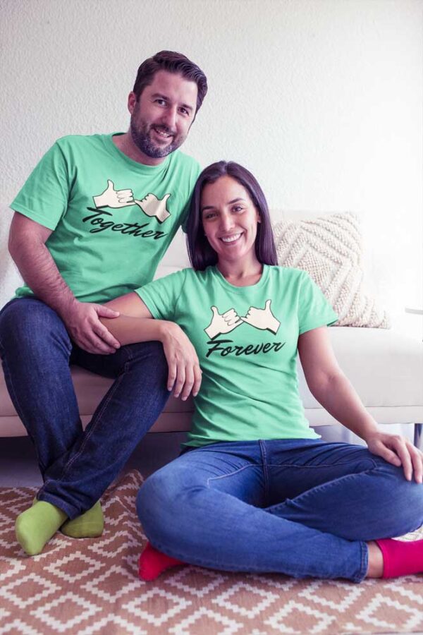 Together Forever Pinky Promise | Couple T-Shirt DK - Image 2