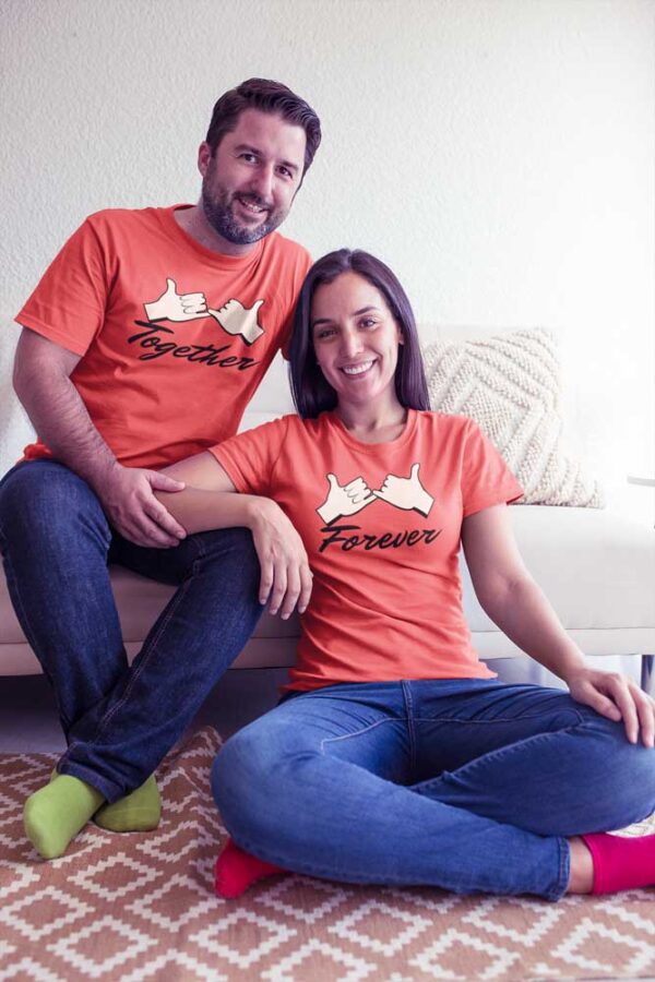 Together Forever Pinky Promise | Couple T-Shirt DK - Image 3