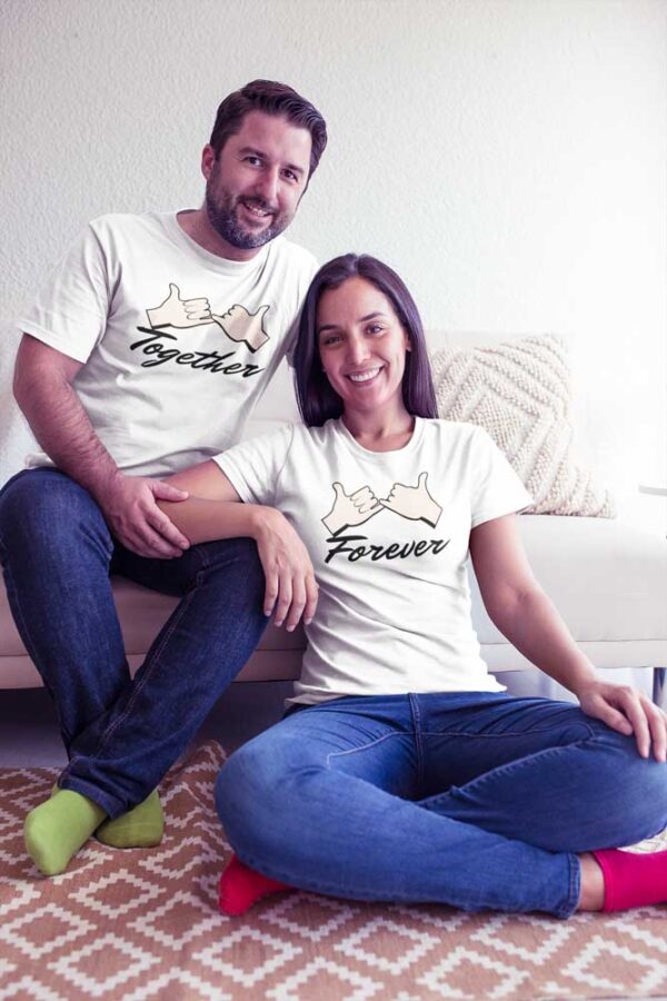 Together Forever Pinky Promise | Couple T-Shirt DK - Image 5