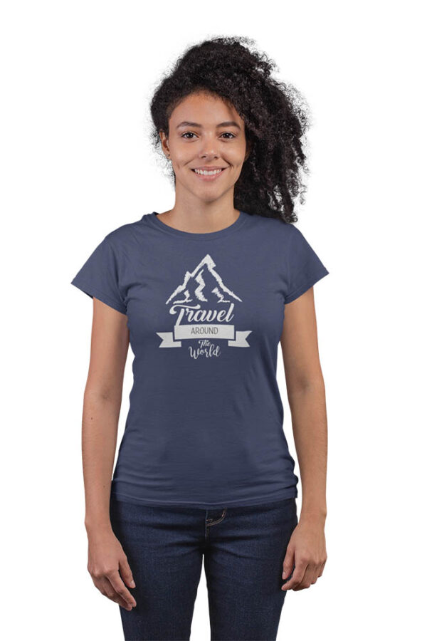 Travel Around The World T-Shirt for Women - LT - Image 4