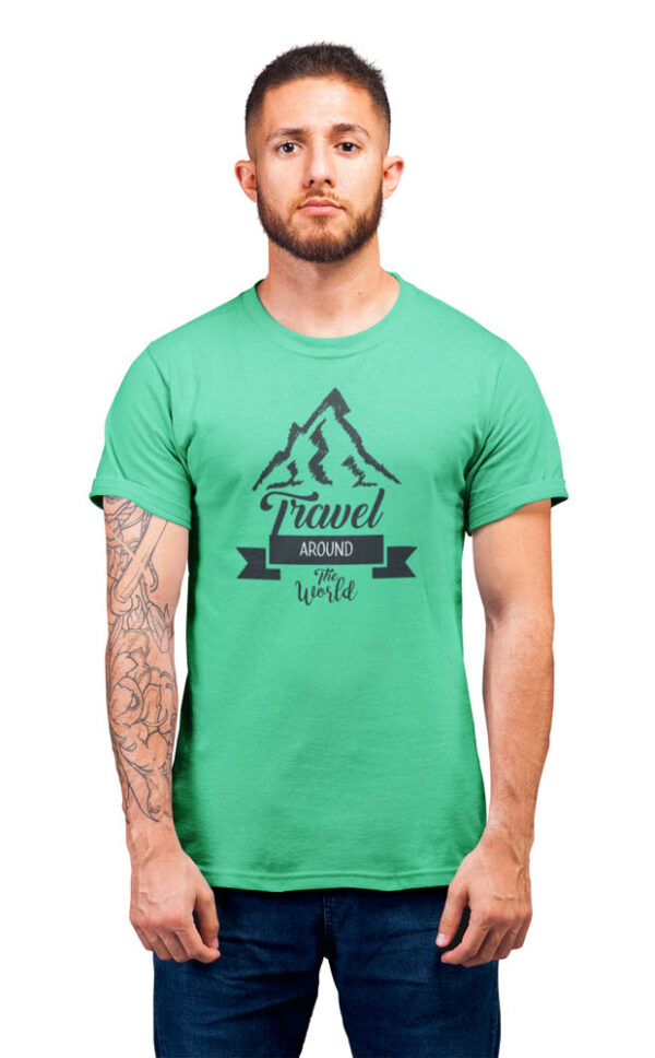 Travel around the world T-Shirt for Men - DK - Image 3