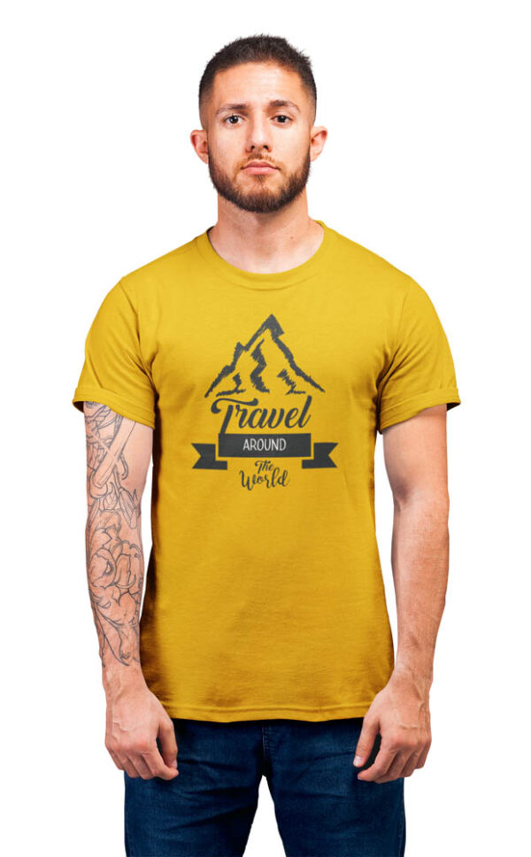 Travel around the world T-Shirt for Men - DK - Image 4