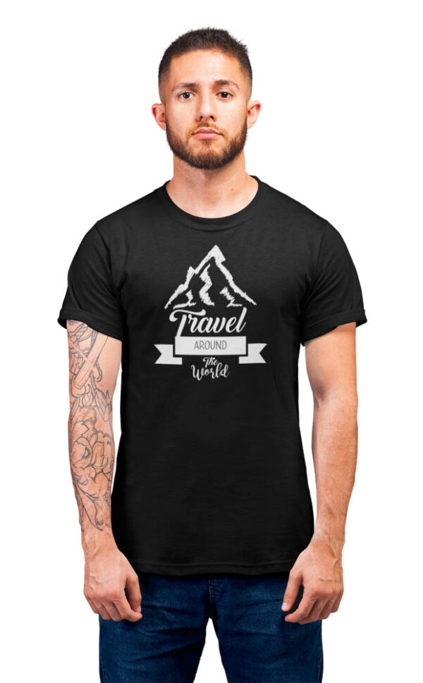 Travel around the world T-Shirt for Men - LT - Image 4