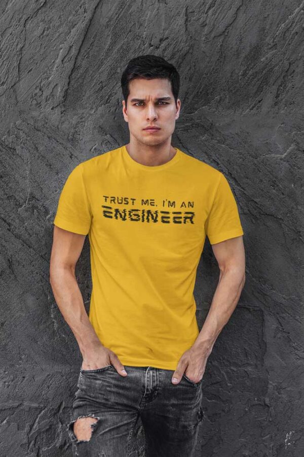 Trust me, I'm an Engineer Glitch T-Shirt for Men - DK