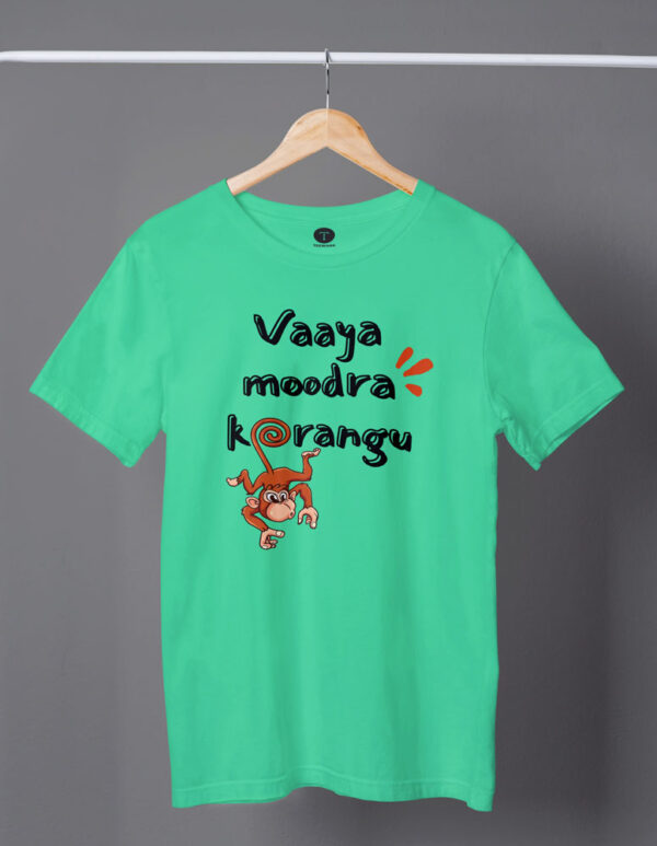 Vaaya Moodra Korangu Movie Men's T-Shirt -DK