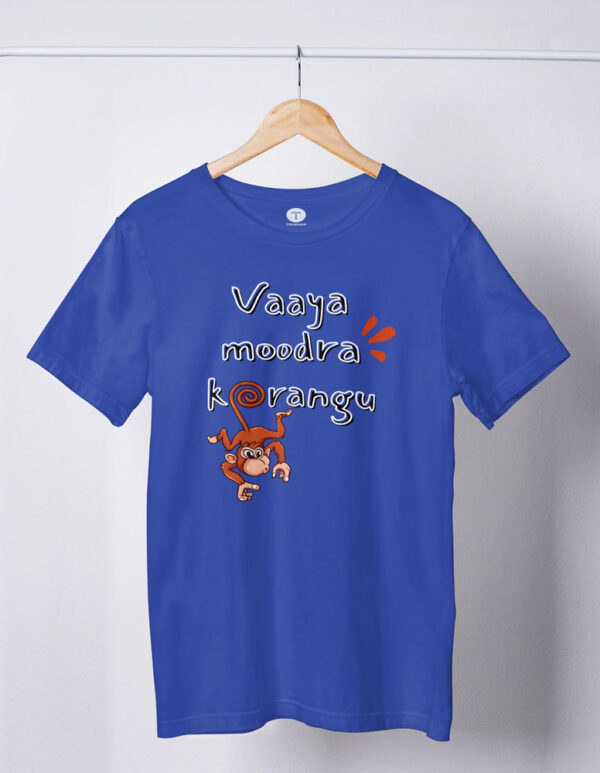 Vaaya Moodra Korangu Movie Men's T-Shirt - LT - Image 3